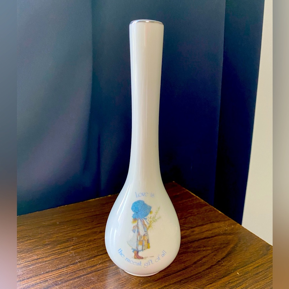 Vintage Holly Hobbie Stem Vase